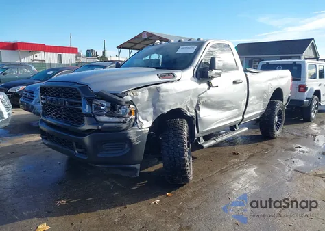 2024 Ram 2500 Tradesman 4X4 8' Box from USA, damaged, VIN 3C6MR5AJ2RG269547